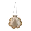 Silver and Gold Potli Bag with Crescent Motif