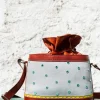 Handcrafted  hand embroidered leather bags