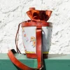 Handcrafted  hand embroidered leather bags