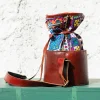Handcrafted Hand-Embroidered Leather Bag