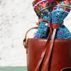 Handcrafted Hand-Embroidered Leather Bag