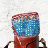 Handcrafted Hand-Embroidered Leather Bag