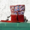 Handcrafted With Hand-Embroidered Leather Bag