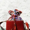 Handcrafted With Hand-Embroidered Leather Bag