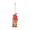 Pink Pearl Embellished Pom Pom Tassel Potli Bag