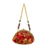 Red and Gold Floral Motif Bag