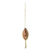 Red Mirror Disc Tassel Bag