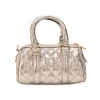 Silver Quilted Lyrca Bag
