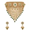 Green Gold Zirconia Necklace Set