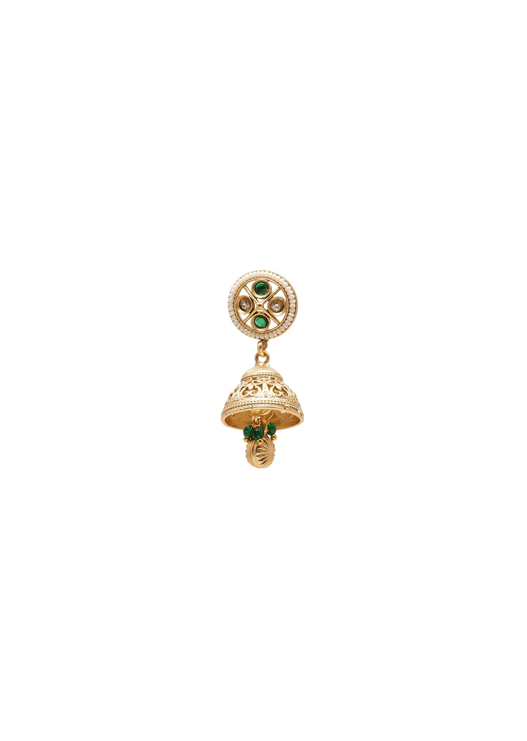 Green Gold Zirconia Necklace Set