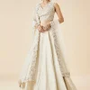 Off White Bridal Embroidered Lehenga Set With Dupatta