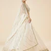 Off White Embroidered Lehenga Set With Dupatta