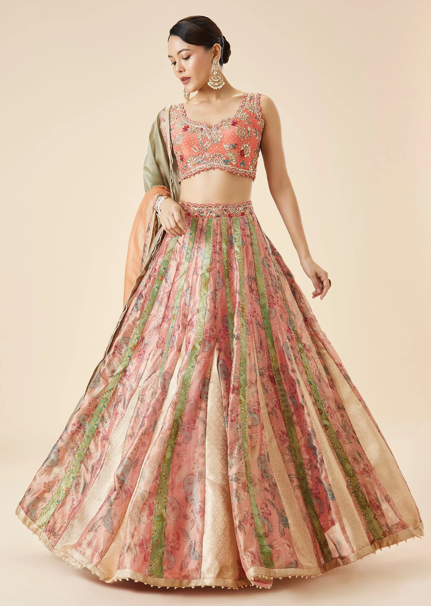 5270-peach-floral-embroidered-bridal-lehenga-set-1.webp Peach Floral Embroidered Bridal Lehenga Set