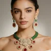 Multi-Stone Bridal Necklace Set
