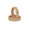 Pink Gold Festive Bangles