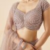 Onion Pink Pastel Embroidered Lehenga Set