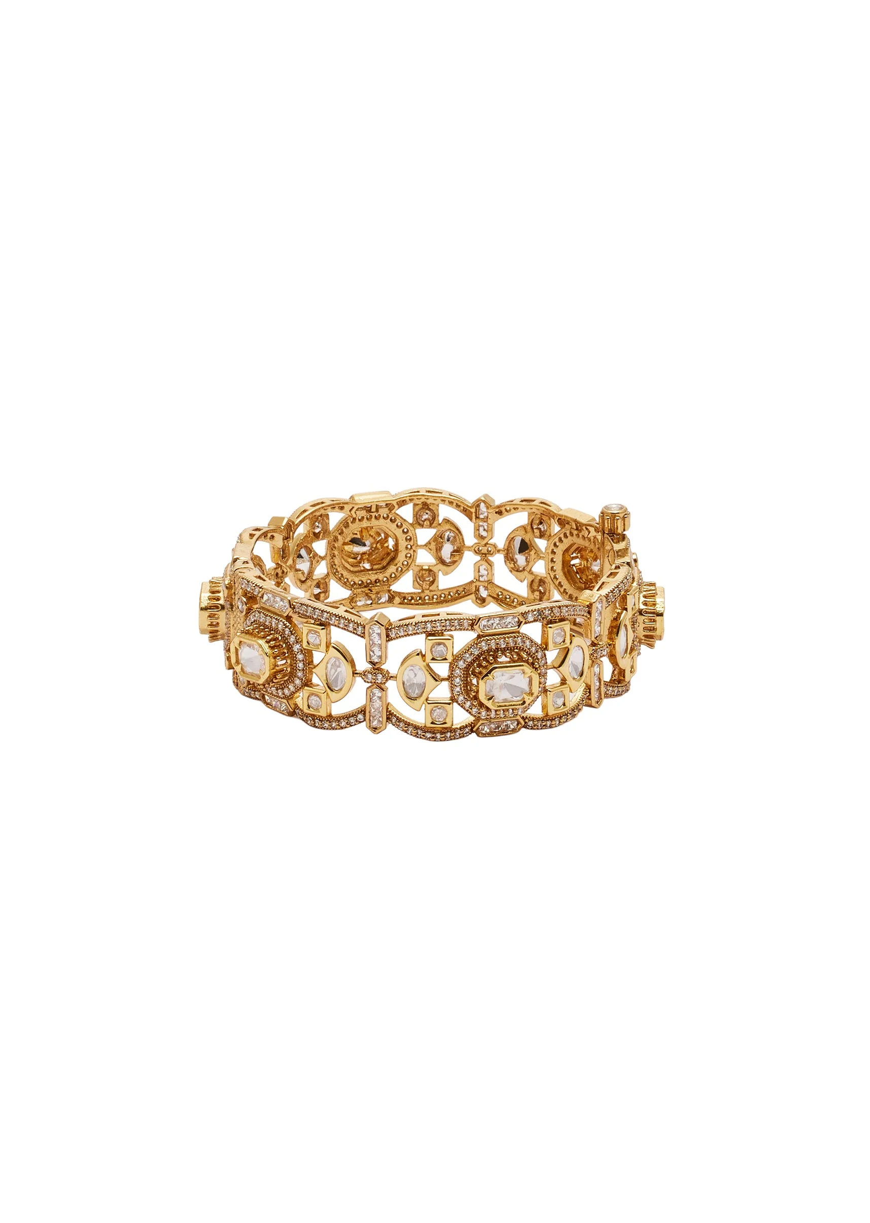 White Gold Wedding Bangles