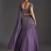 Purple Glamour With Fusion Flair