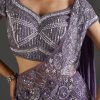 Purple Glamour With Fusion Flair