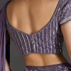 Purple Glamour With Fusion Flair