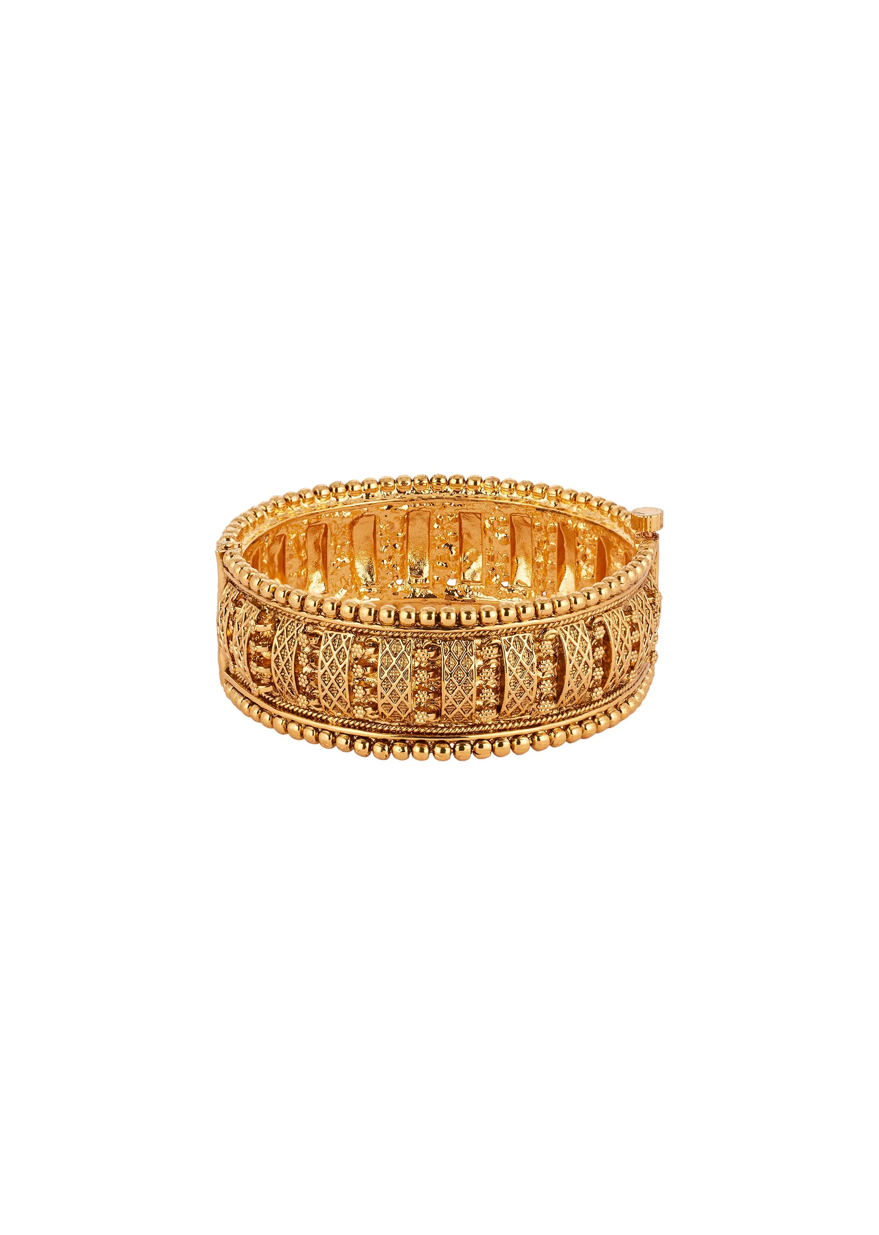 536-gold-toned-bangles-with-temple-style-motifs-3.webp Gold Toned Bangles With Temple Style Motifs