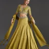 Mehendi Green Grace With Classic Detail