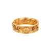 537-gold-finish-temple-style-bangle-with-rani-pink-and-green-simulated-stones-3.webp Gold Finish Temple Style Bangle With Rani Pink and Green Simulated Stones