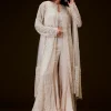 5386-peach-sharara-set-with-sequence-embroidered-long-jacket-4.webp Peach Sharara Set With Sequence Embroidered Long Jacket