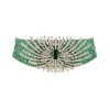 540-green-anti-tarnish-finish-rhodium-plated-brass-long-necklace-set-with-cz-diamond-2.webp Green Anti Tarnish Finish Rhodium Plated Brass Long Necklace Set with CZ Diamond