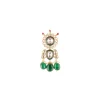 541-gold-finish-grand-kundan-choker-necklace-set-with-green-enamel-and-green-beads-5.webp Gold Finish Grand Kundan Choker Necklace Set With Green Enamel And Green Beads