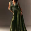 Mehendi Green Embroidered Jumpsuit