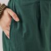 Green Bandhani Banarasi Dhoti Set And Gotta Work