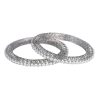 551-92.5-sterling-silver-zirconia-bangles-set-of-2-3.jpg 92.5 Sterling Silver Zirconia Bangles Set of 2