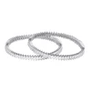 552-92.5-sterling-silver-white-zirconia-bangles-set-of-2-3.webp 92.5 Sterling Silver White Zirconia Bangles Set of 2