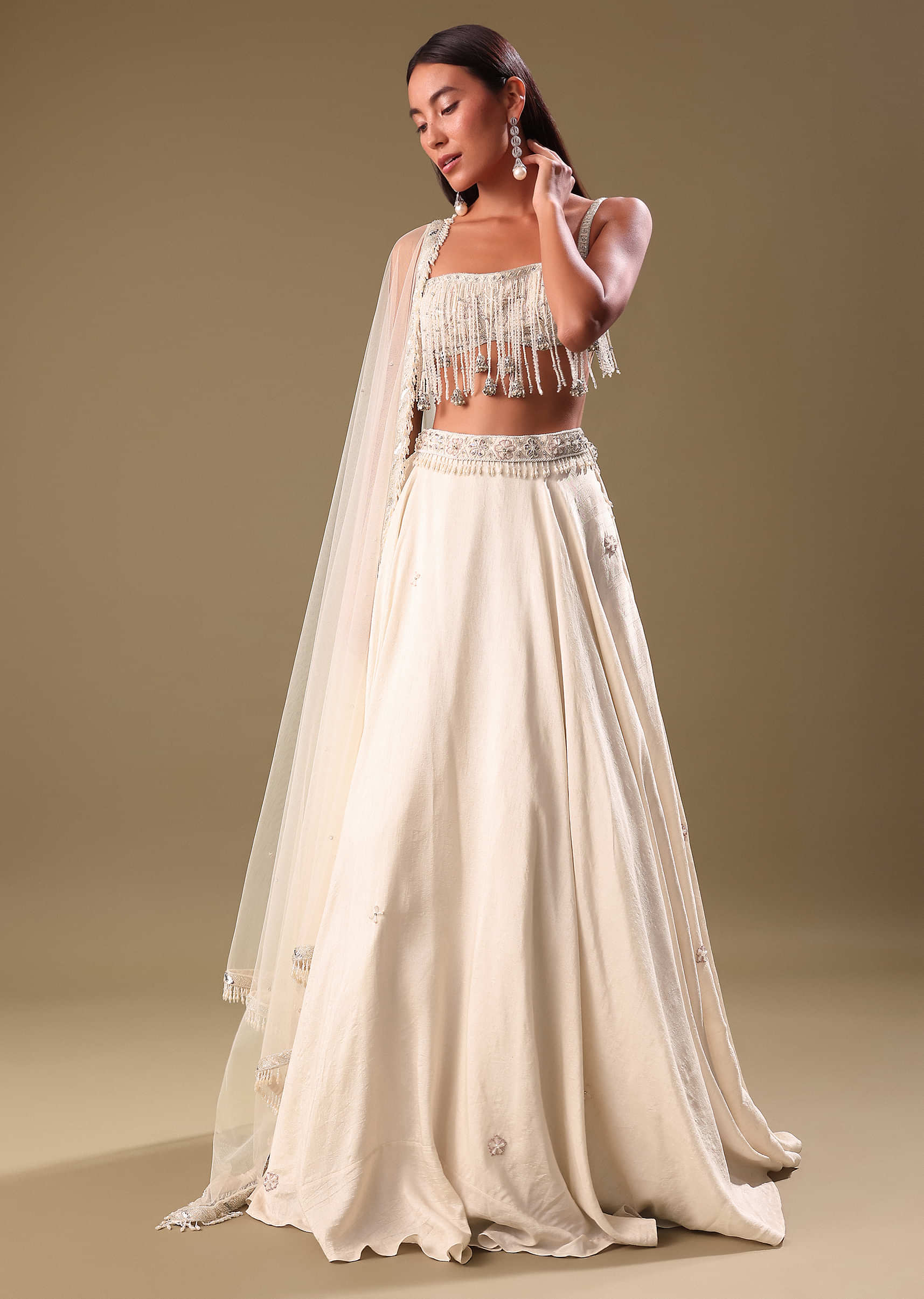 5533-white-lehenga-with-embroidered-blouse-and-dupatta-1.jpg White Lehenga With Embroidered Blouse And Dupatta