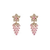 Red And Gold Floral Stone Necklace Set With Maangtikka