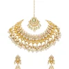 Gold Kundan Bridal Necklace Set