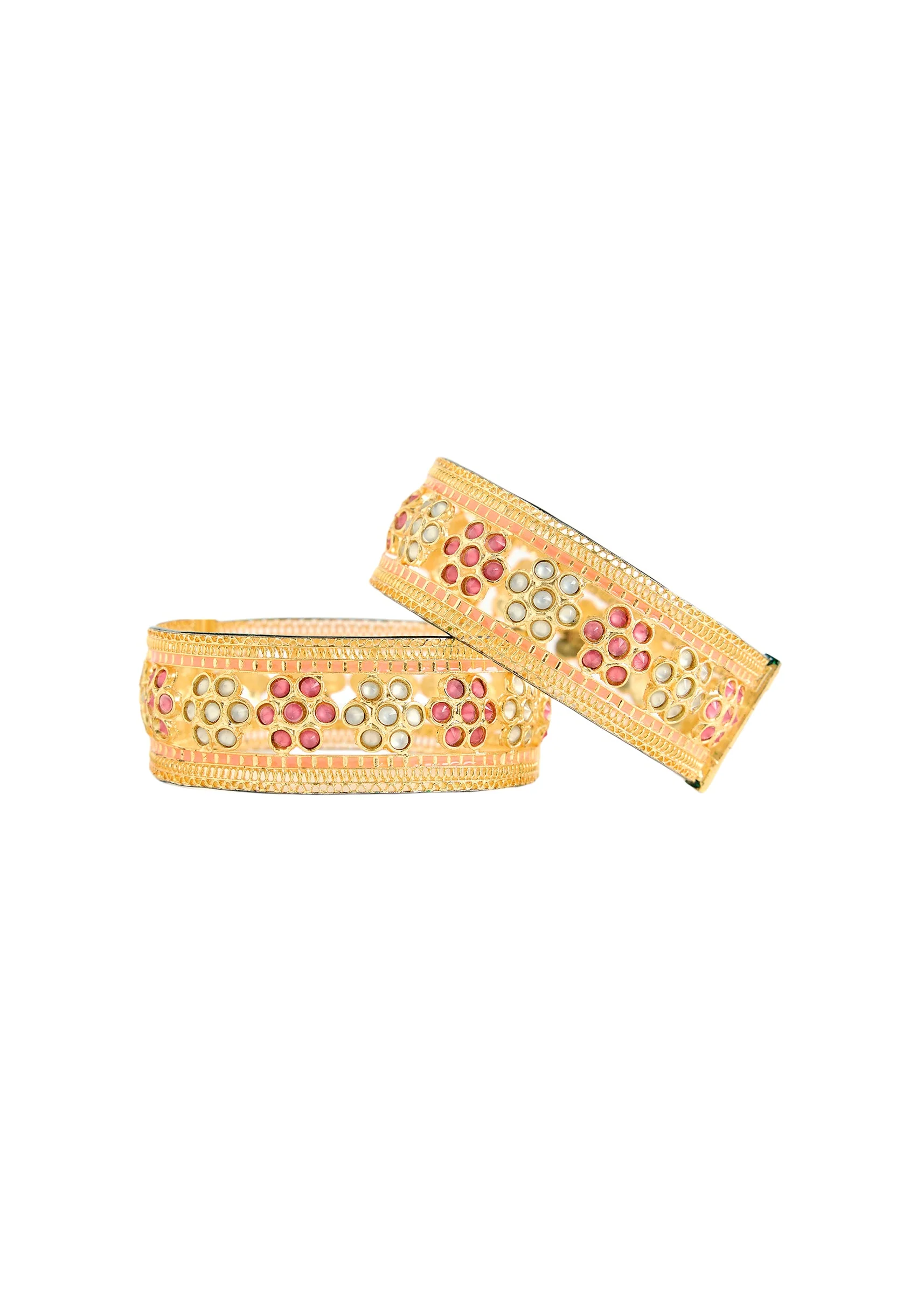 Gold Meenakari Bangle