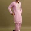 5872-pink-gold-sequin-work-kurta-pant-set-2.webp Pink Gold Sequin Work Kurta Pant Set