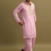 5872-pink-gold-sequin-work-kurta-pant-set-7.jpg Pink Gold Sequin Work Kurta Pant Set