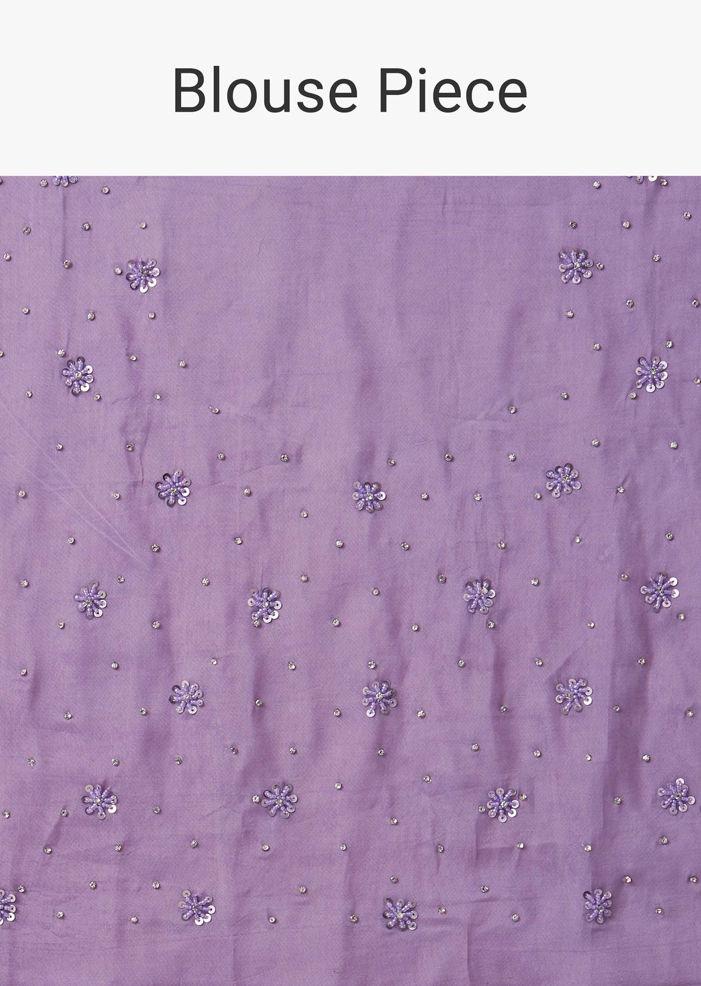 Lavender Purple Ombre Sequins Saree With An Embellished Border