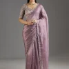 5905-lilac-organza-saree-with-embellished-scallop-border-1.webp Lilac Organza Saree With Embellished Scallop Border