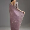 5905-lilac-organza-saree-with-embellished-scallop-border-4.webp Lilac Organza Saree With Embellished Scallop Border