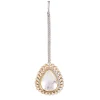 Silver Plated Gold Kundan Short Necklace Set With Earrings