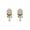 Kundan And Emerald Statement Necklace Set