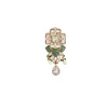 Kundan And Emerald Statement Necklace Set