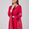 Pink Silk Palazzo Set With Zari And Sequins Work