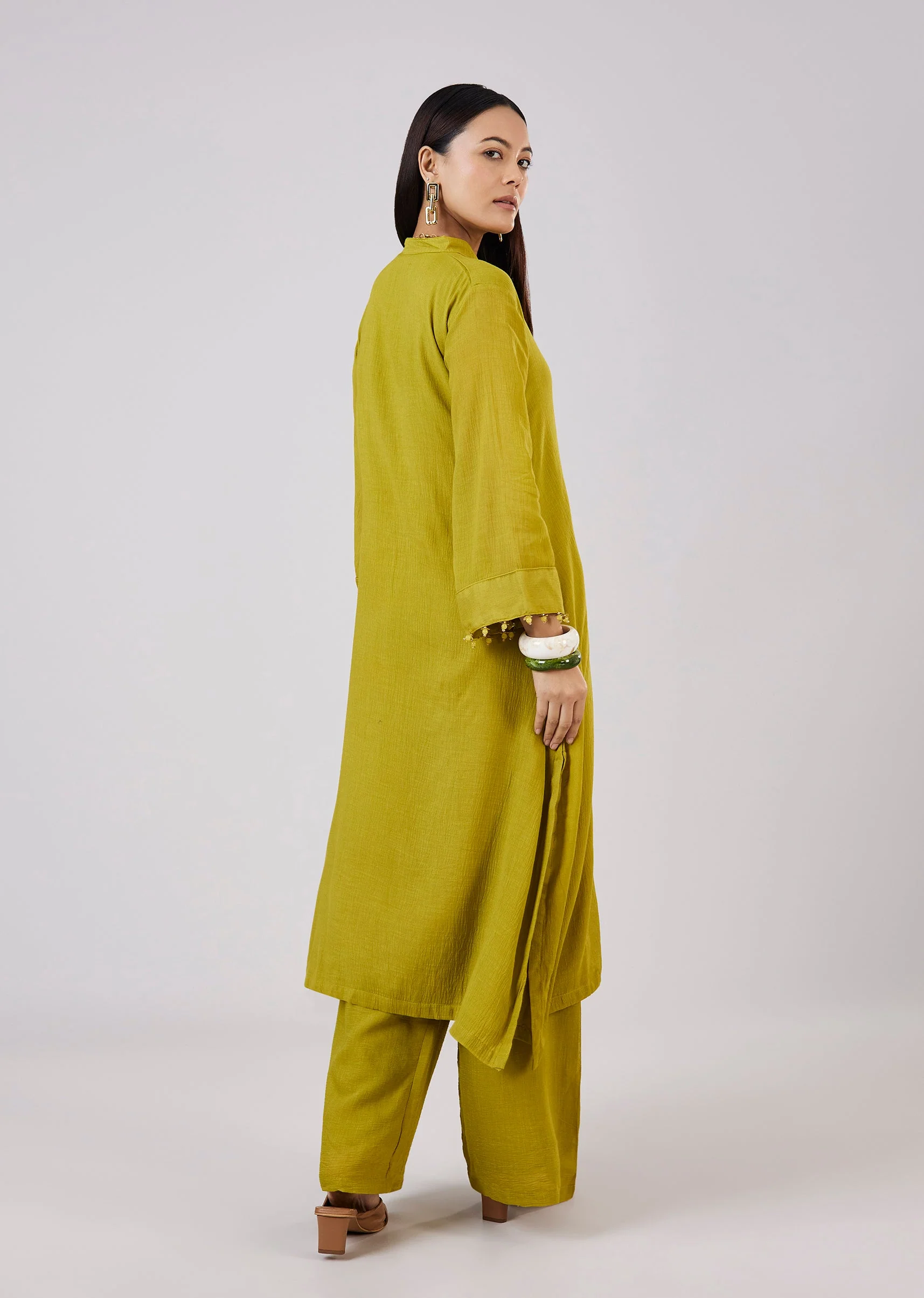 Green Cotton Coord Set