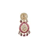 Gold Plated Kundan Polki Choker Necklace Set With Earrings And Maangtikka