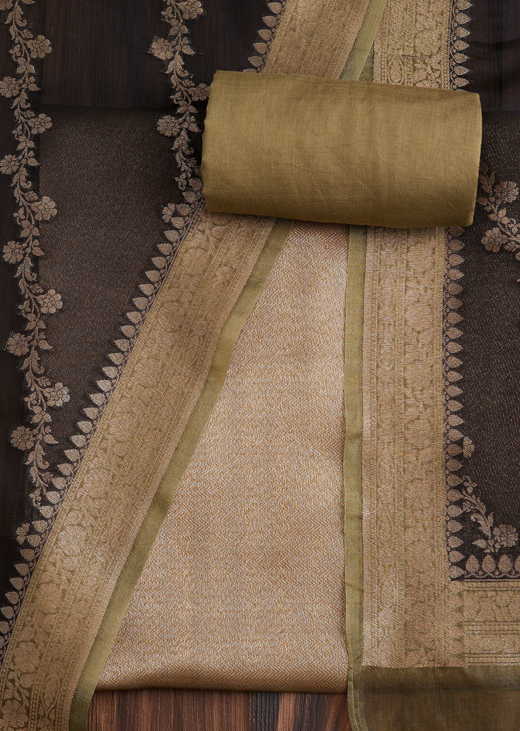 5990-classic-brown-tissue-suit-set-1.jpg Classic Brown Tissue Suit Set